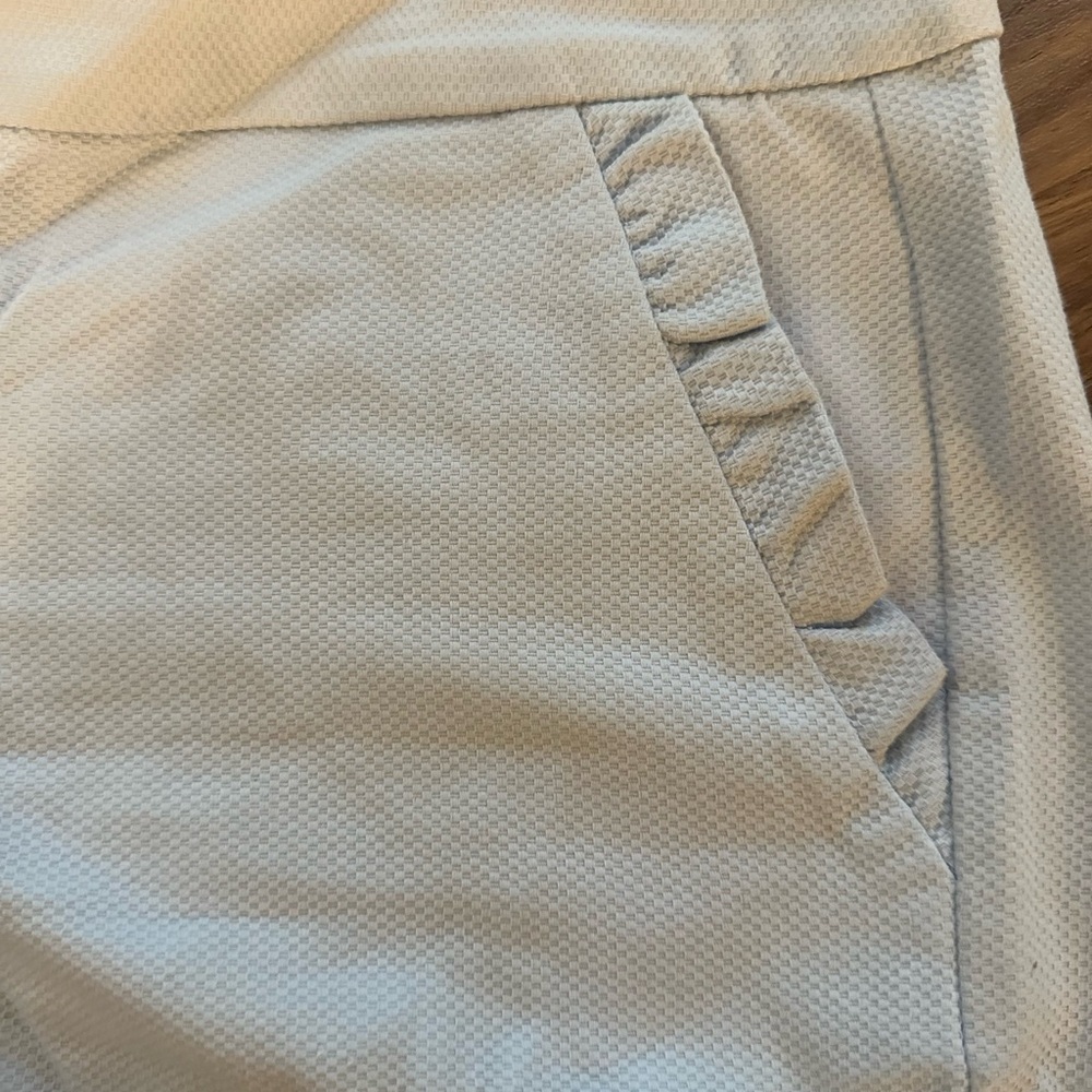 Lilly Pulitzer Addie Ruffle Short in light blue